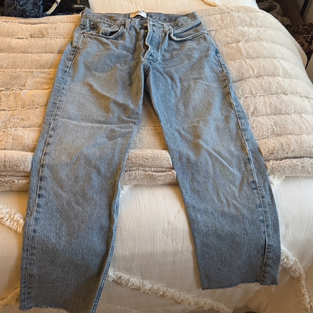 Agolde Light Blue Relaxed Jeans